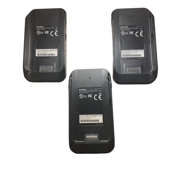 Lot Of 3 Verifone E355 Frames Type A IPO6 Apple iPod M087-C60-01-WWA *SEE PHOTOS - Picture 2 of 6
